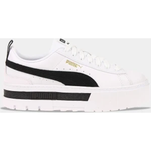 Puma Mayze Lth Wn Lage sneakers - Leren Sneaker - Dames - Wit - Maat 40