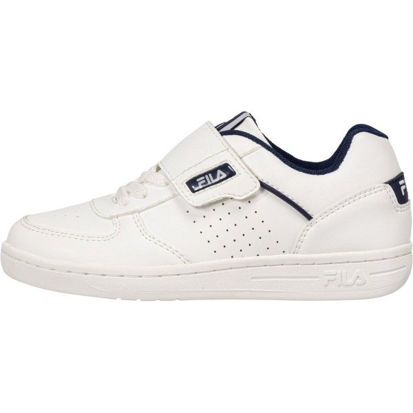 Fila Kinder Unisex Tennis Sneaker C. Court Kids White-Medieval Blue-35