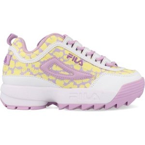 Fila Kinder Unisex Sneaker Disruptor F Kids Fair Orchid-White-28