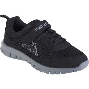 Kappa Kinder Sneaker mit geriffelter Sohle 260982BCK Black/Grey-33