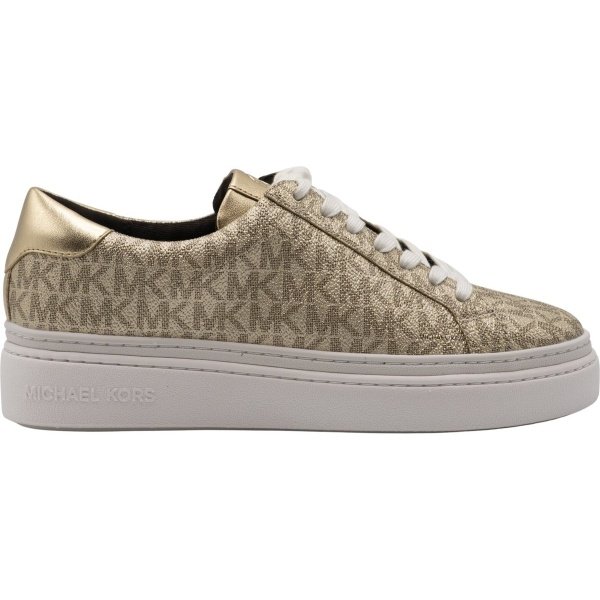 Michael Kors - Maat 41 - Chapman Lace Up Dames Sneakers - Goud