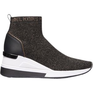 Michael Kors Skyler Boots Instappers/Sneakers Dames - Black/Bronze - Maat 39