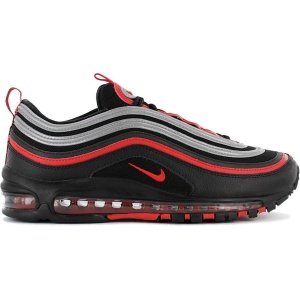 Nike Air Max 97 Heren Sneaker Sportschoenen Schoenen Zwart-Rood 921826-014 - Maat EU 42.5 US 9