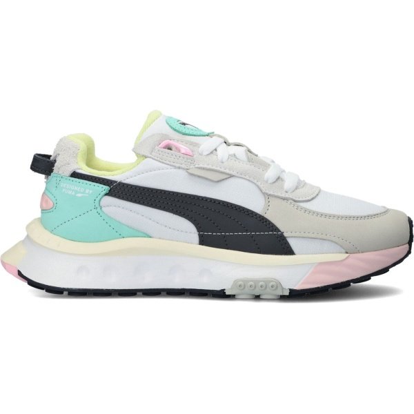 Puma Wild Rider Layers Lage sneakers - Leren Sneaker - Dames - Wit - Maat 36