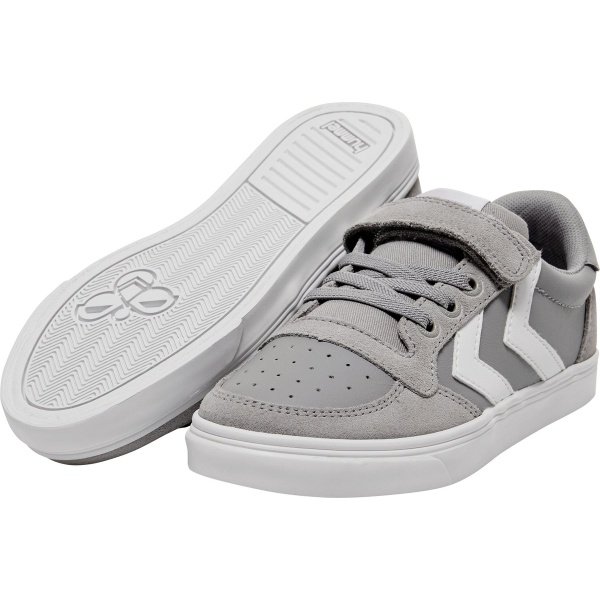 Hummel Kinder Sneaker Slimmer Stadil Leather Low Jr Alloy-35