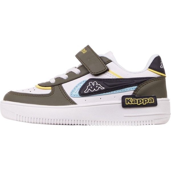 Kappa Sneaker für Kinder 260971MFK White/Army-26