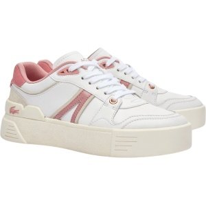 Lacoste L002 Evo Dames Sneakers - Wit/Roze - Maat 38