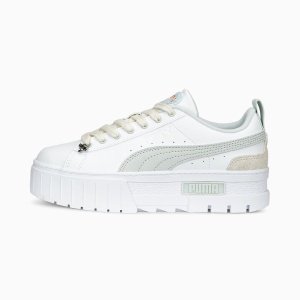 Puma Mayze Iwd Lage sneakers - Leren Sneaker - Dames - Wit - Maat 41