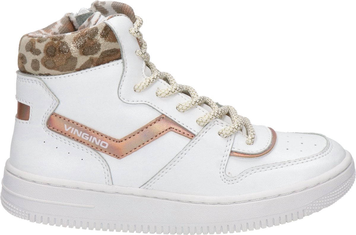 Vingino Vingino Senne veterboots wit Leer - Maat 37